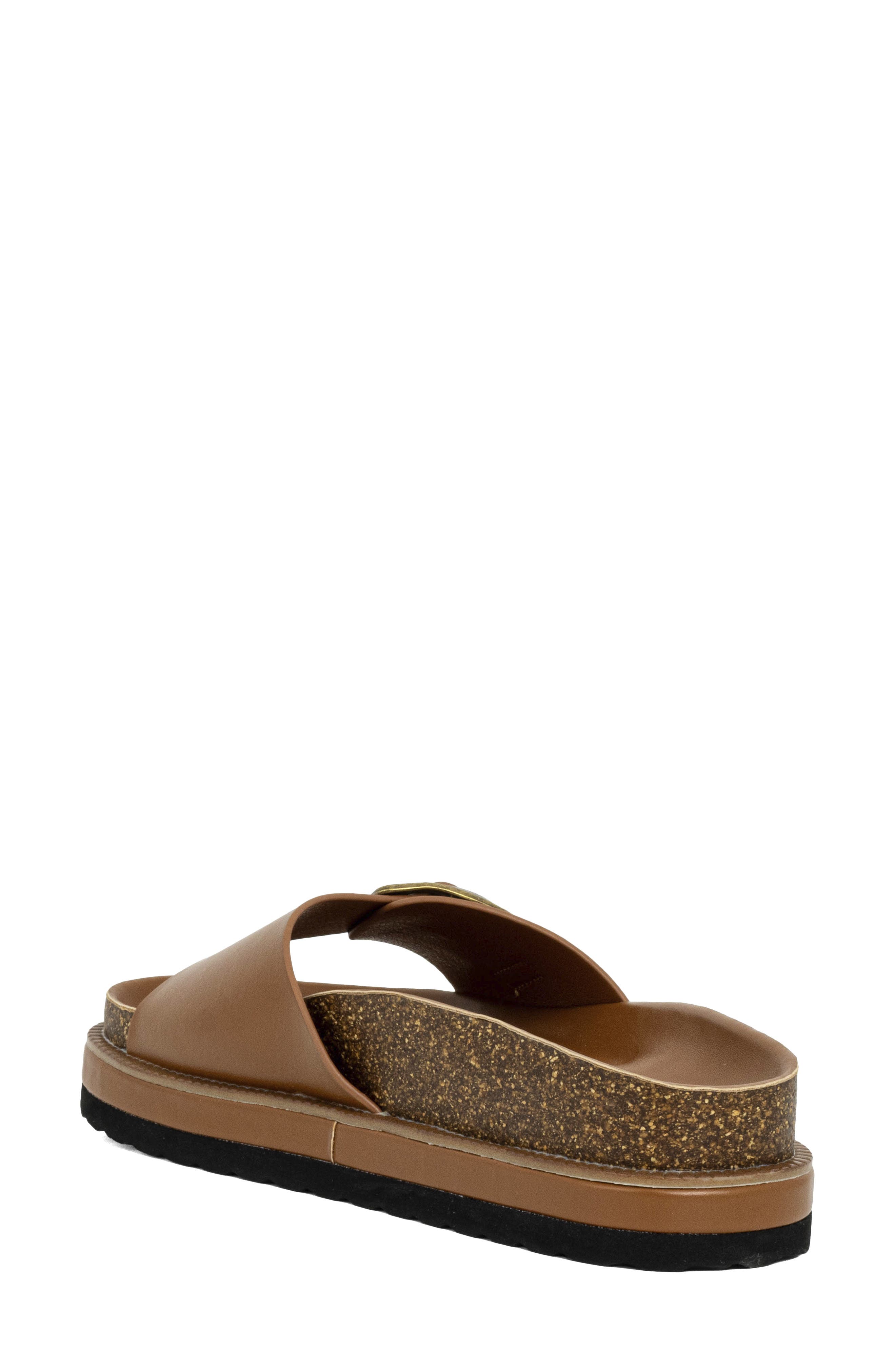 SHUSHOP Joy Slide Sandal, Alternate, color, Tan