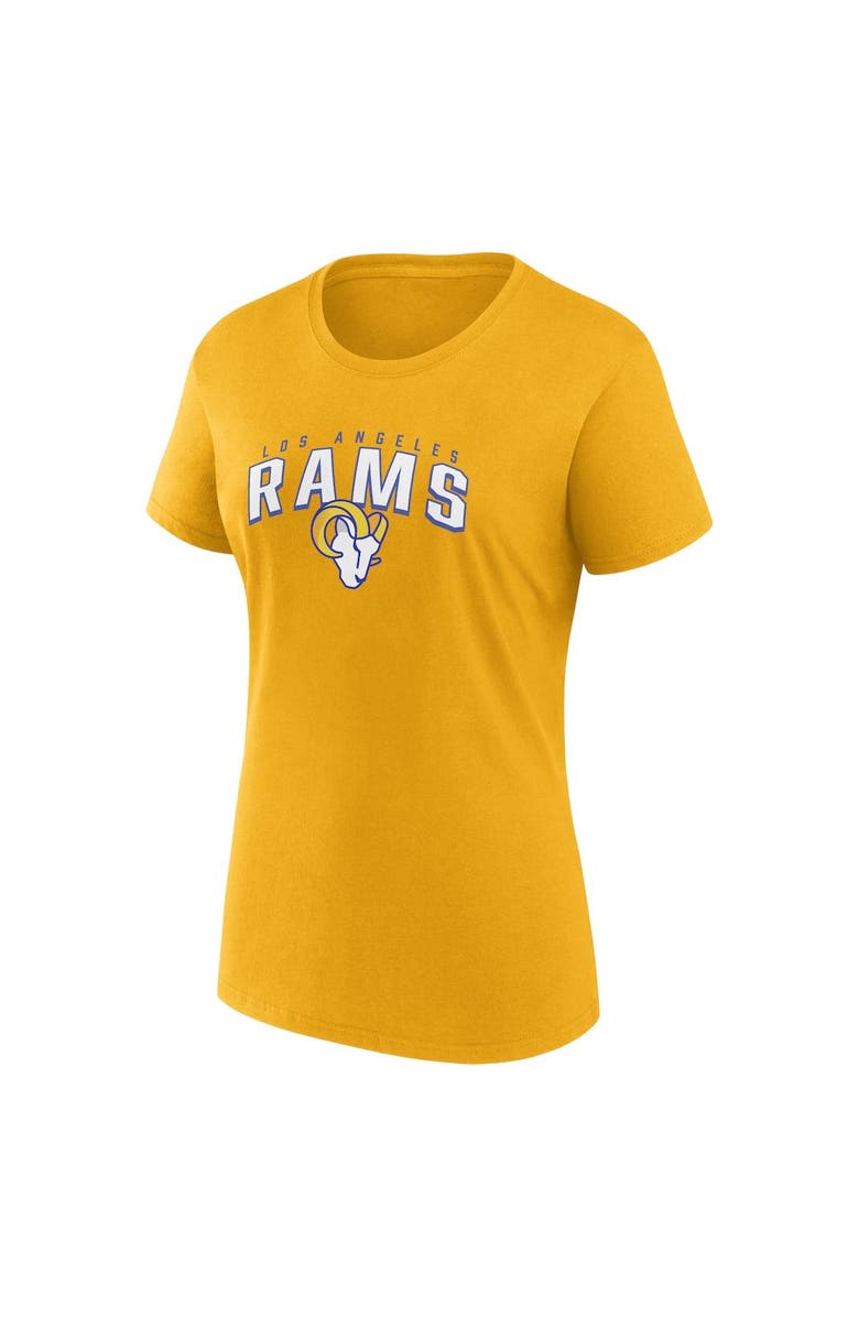 FANATICS Women's Fanatics Branded  Royal/Gold Los Angeles Rams Fan T-Shirt Combo Set, Alternate, color, 