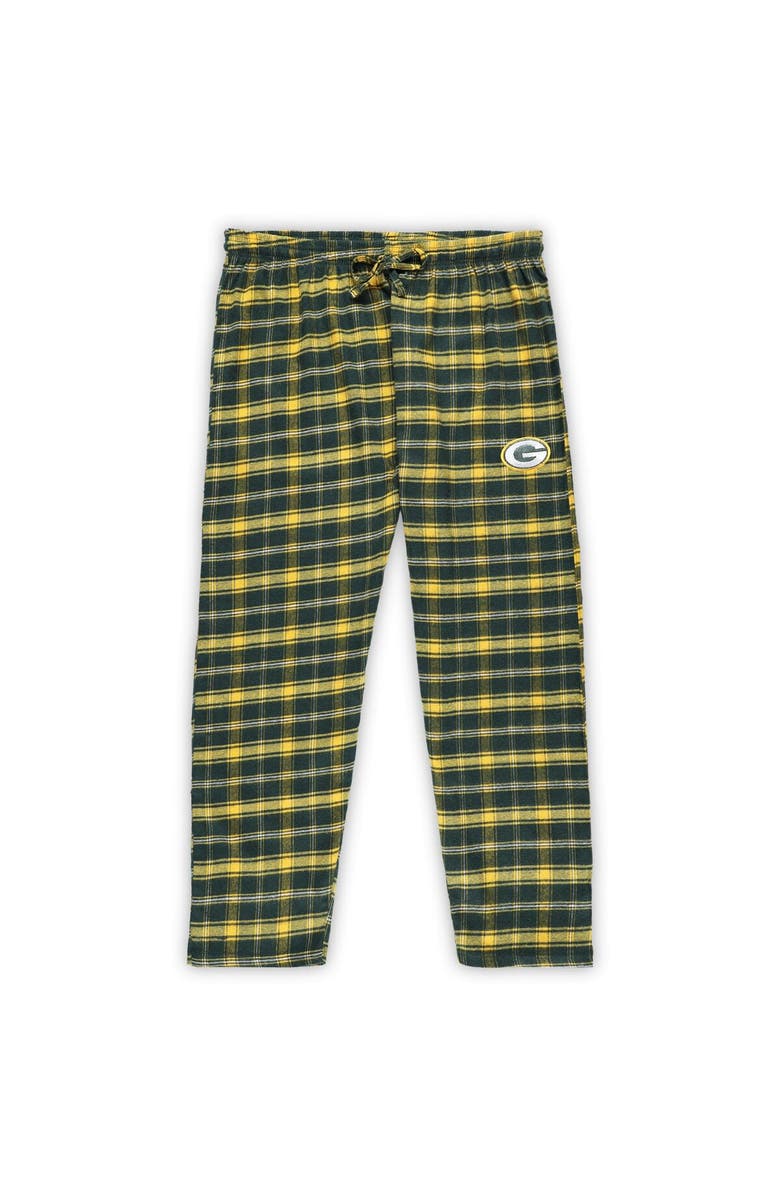CONCEPTS SPORT Women's Concepts Sport Green Green Bay Packers Plus Size Badge T-Shirt & Flannel Pants Sleep Set, Alternate, color, 