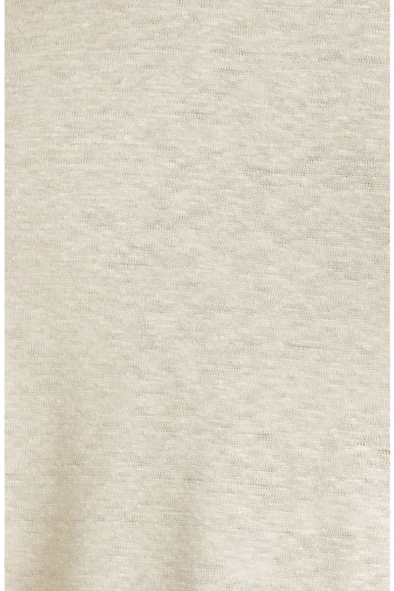 Linen T-Shirt, Alternate, color, LIGHT BEIGE
