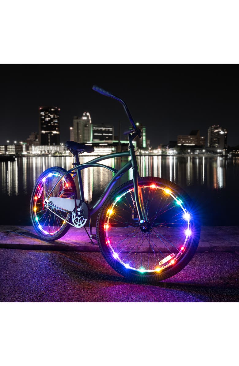 BRIGHTZ Rainbow Bike LED Lights Bundle Set, Alternate, color, Rainbow