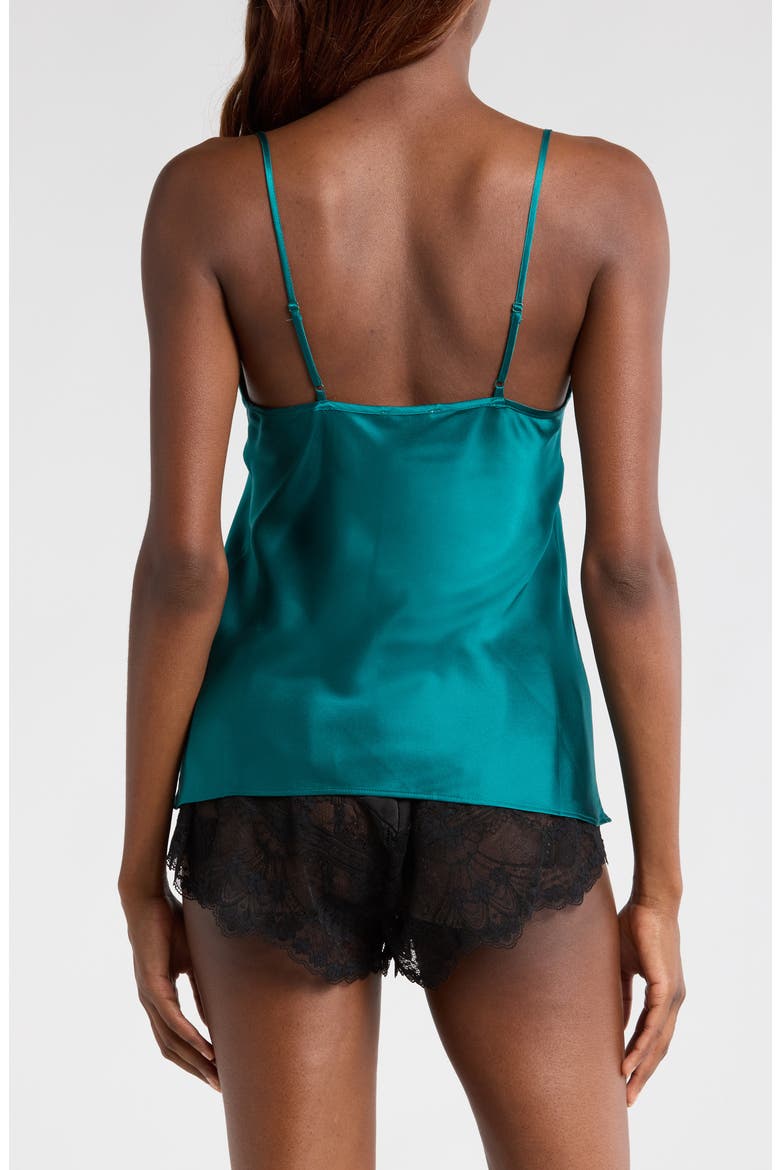 Milky Silk Camisole, Alternate, color, ANISE ABSINTHE