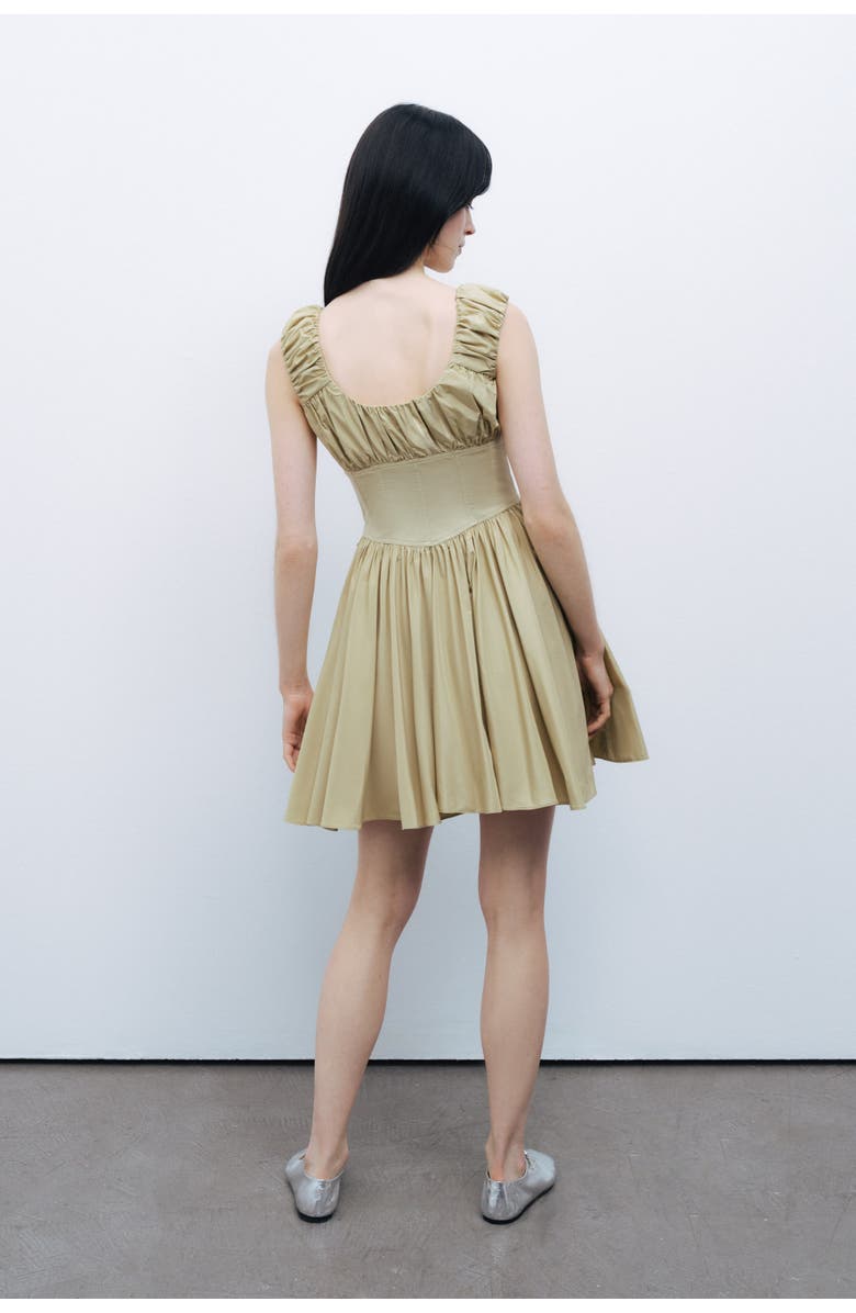 Nocturne Corset Look Mini Dress, Alternate, color, 