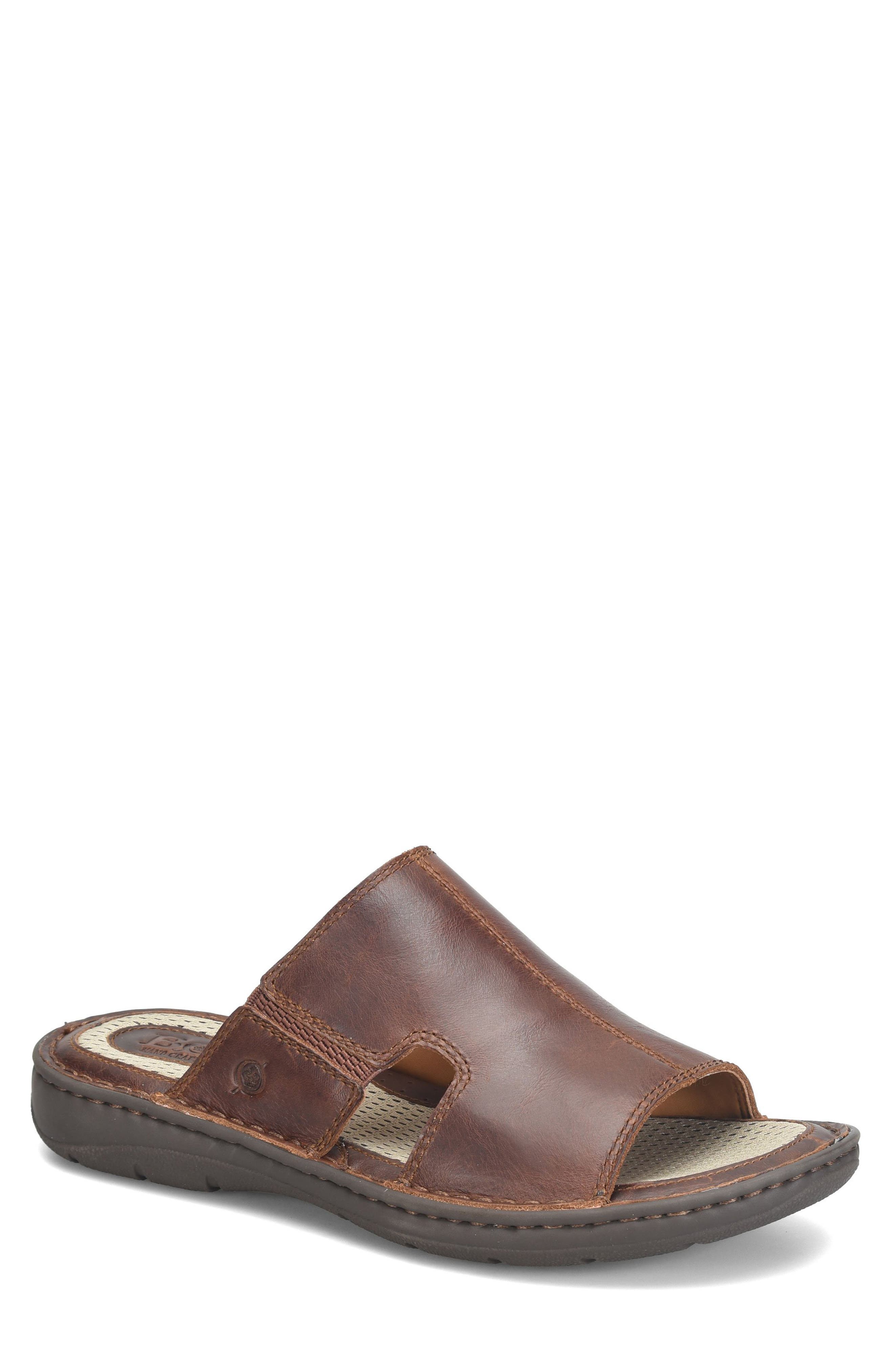 Børn Flores II Slide Sandal, Main, color, Tan