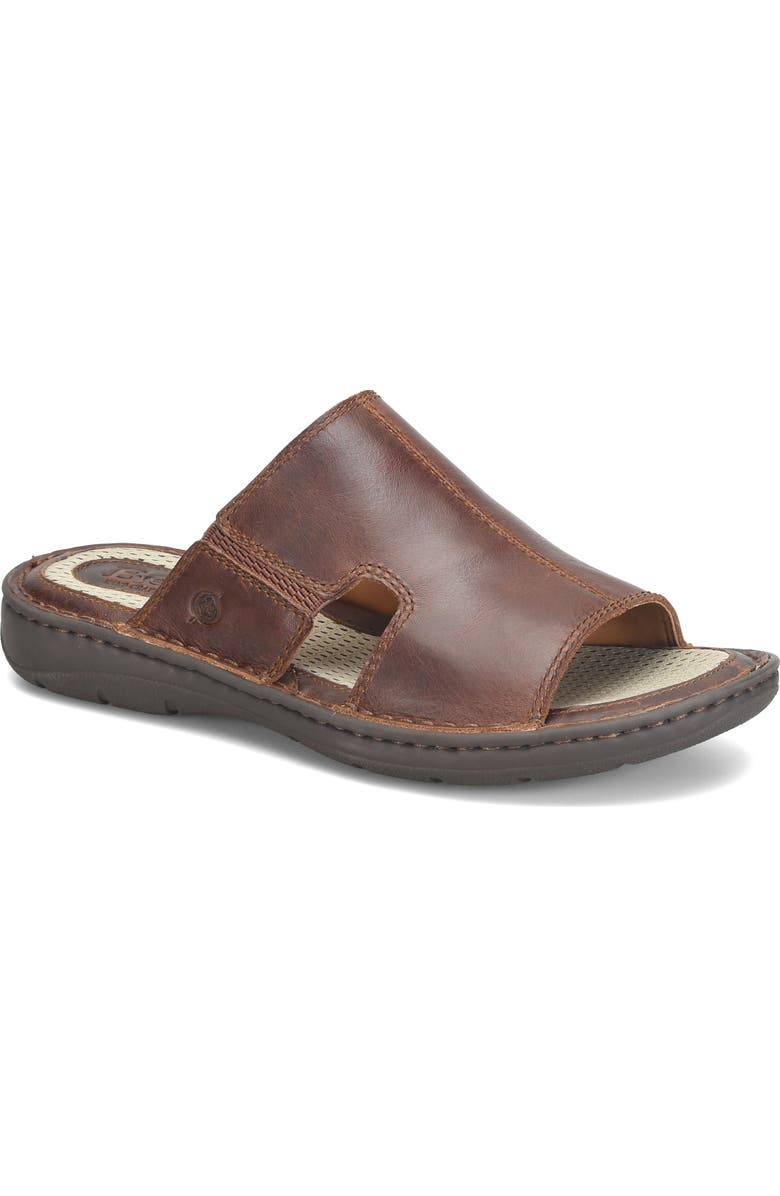 Børn Flores II Slide Sandal, Main, color, Tan