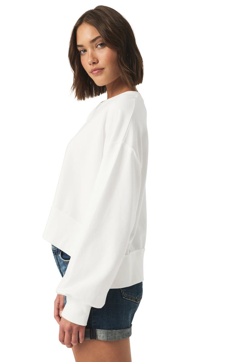 Splendid Hayden Off the Shoulder Sweatshirt, Alternate, color, 