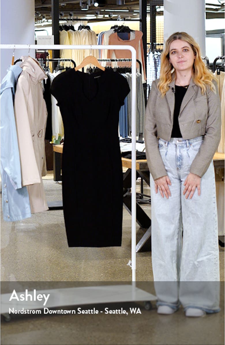 Cap Sleeve Sheath Dress, sales video thumbnail