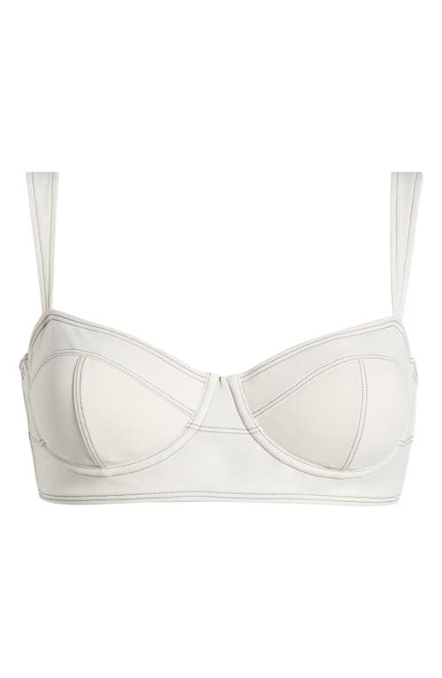 Ulla Johnson Ravello Underwire Bikini Top In Cowrie