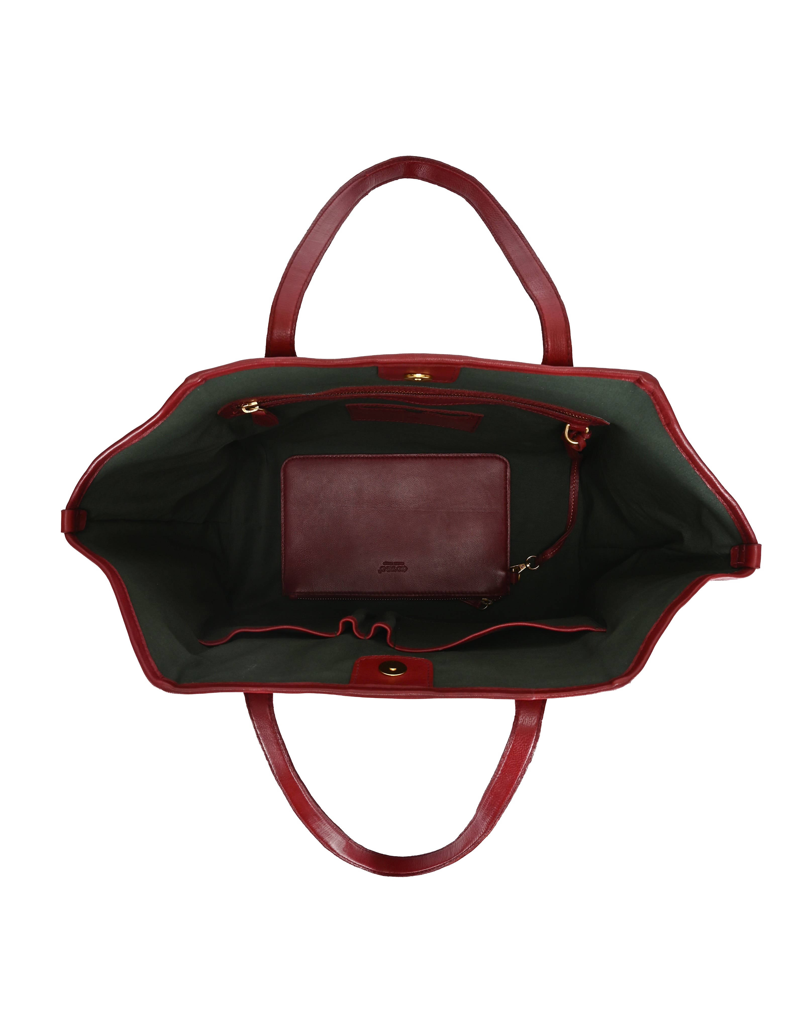 Iris Genuine Leather Soft Structured Carryall Tote, Alternate, color, Oxblood