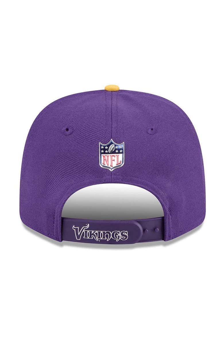 Men's New Era  Purple/Gold Minnesota Vikings 2026 NFL Draft 9SEVENTY Adjustable Hat, Alternate, color, Purple