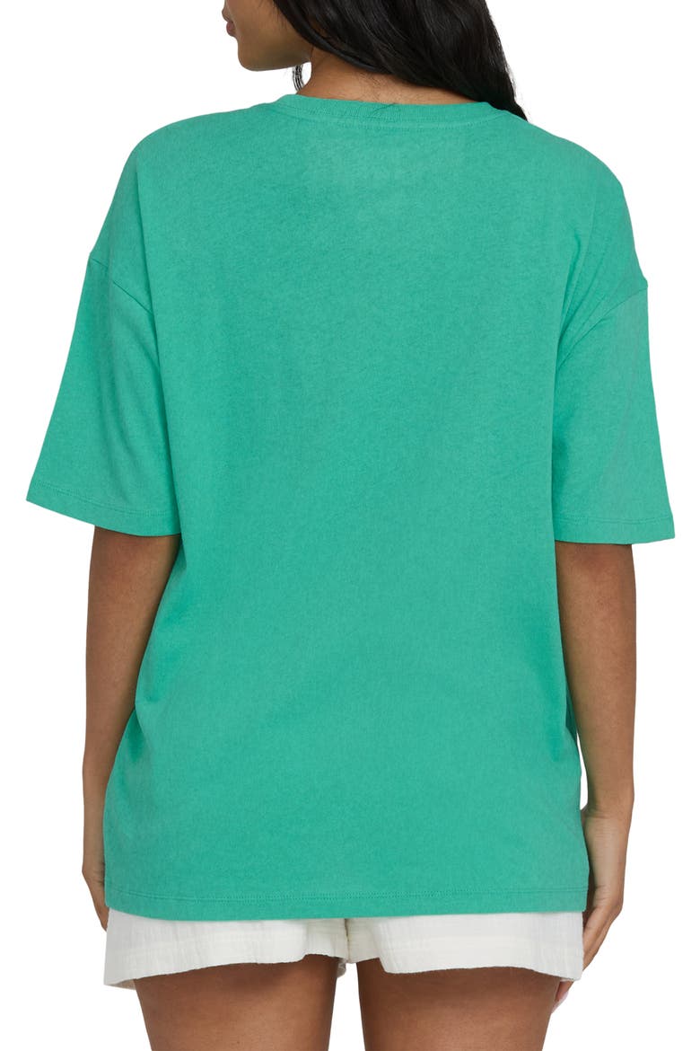 Summer Heat Cotton Graphic T-Shirt, Alternate, color, GREEN TROPICS
