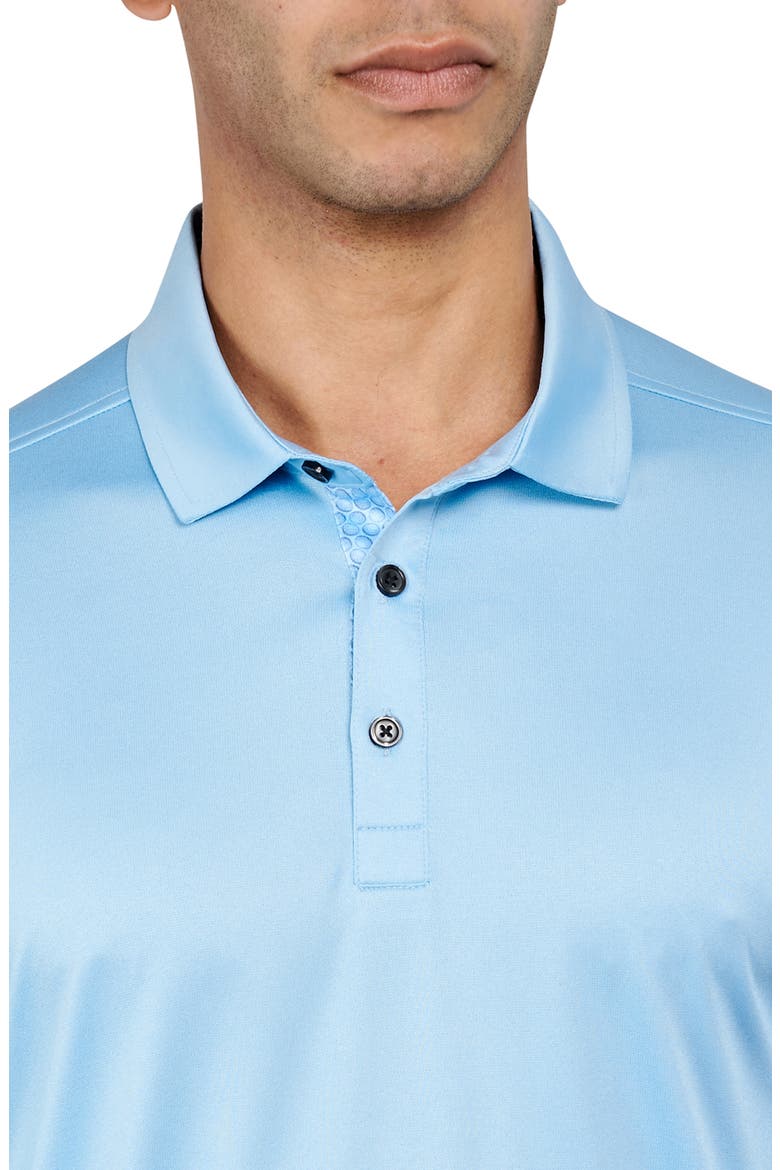 Regular Fit Solid Recycled Performance Golf Polo, Alternate, color, LT BLUE