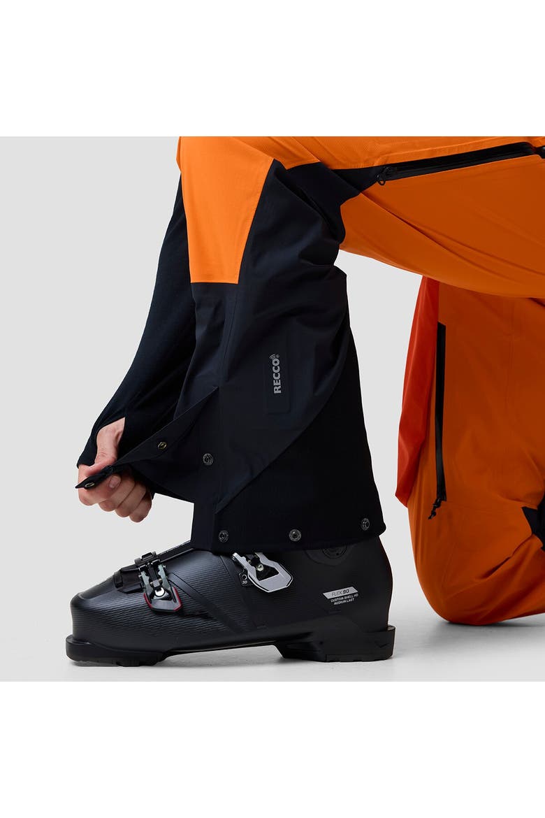 Bga Cottonwoods Xpore Lt Bibs G2 - Men's, Alternate, color, Route Red/Boundary Orange