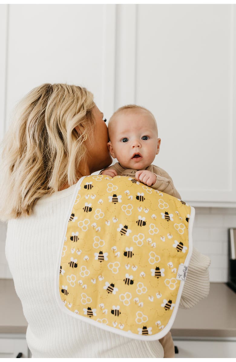 Copper Pearl Assorted 3-Pack Print Cotton Burp Cloths, Alternate, color,