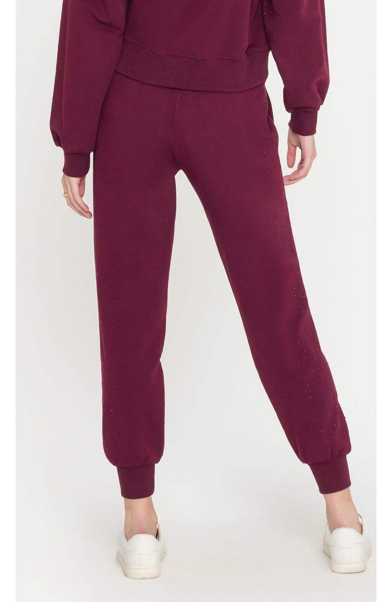 Generation Love Ruel Compact Crystal Sweatpants, Alternate, color, Red