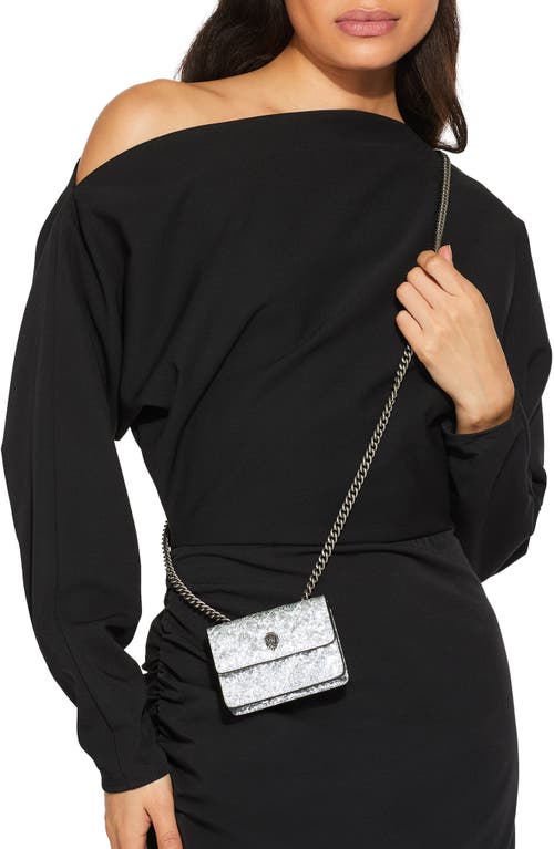 KURT GEIGER KURT GEIGER LONDON MICRO KENSINGTON FAUX LEATHER CROSSBODY BAG