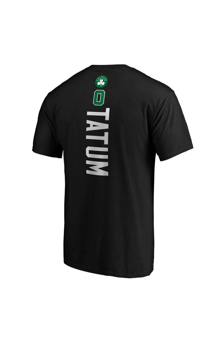 FANATICS Men's Fanatics Branded Jayson Tatum Black Boston Celtics Team Playmaker Name & Number T-Shirt, Alternate, color, Black
