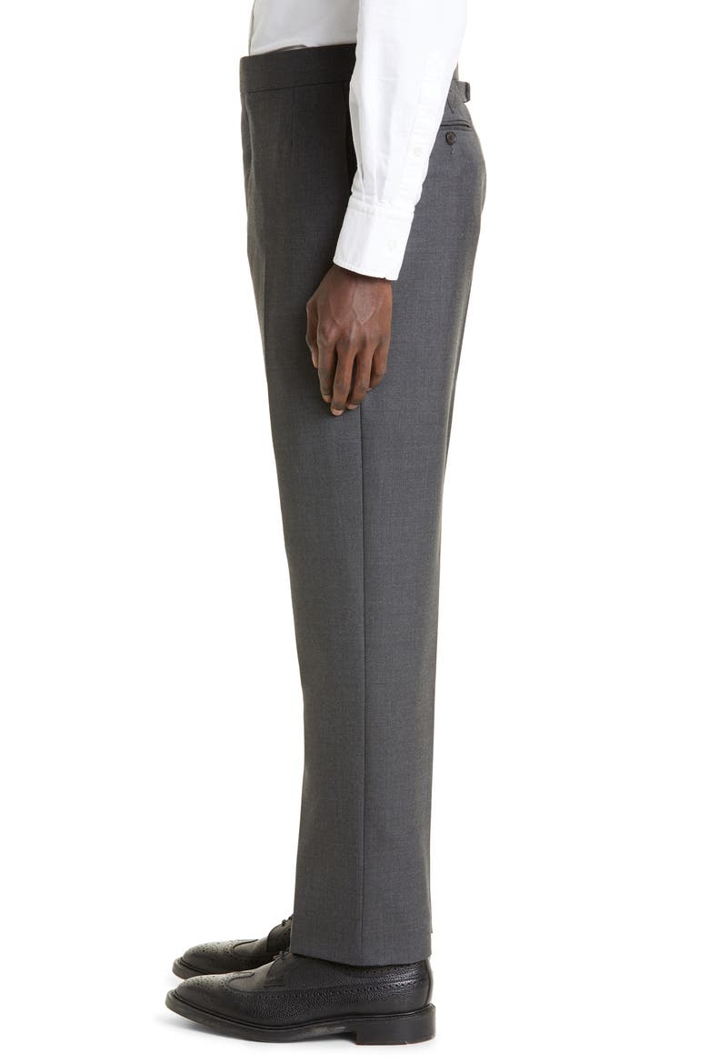 Classic Super 120s Wool Backstrap Pants, Alternate, color, DARK GREY