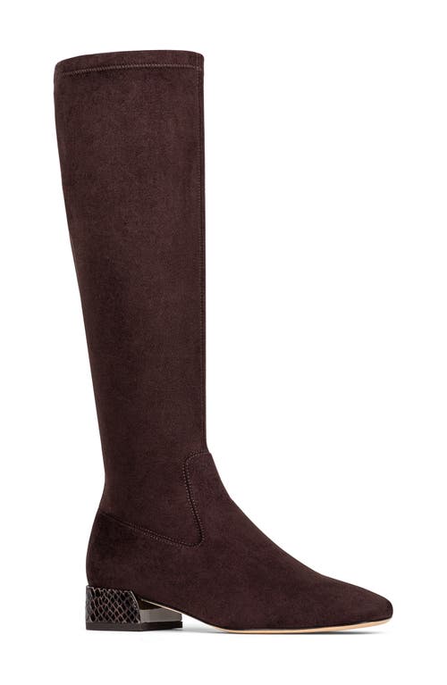 Donald Pliner Dolores Knee High Boot in Dark Brown 