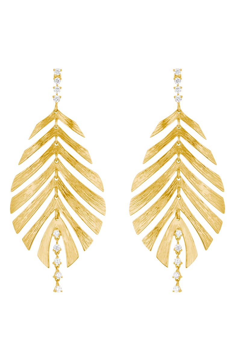 Hueb Bahia Estelar Diamond Drop Earrings, Main, color, Yellow Gold