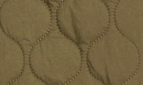 Avec Les Filles Quilted Barn Jacket In Green