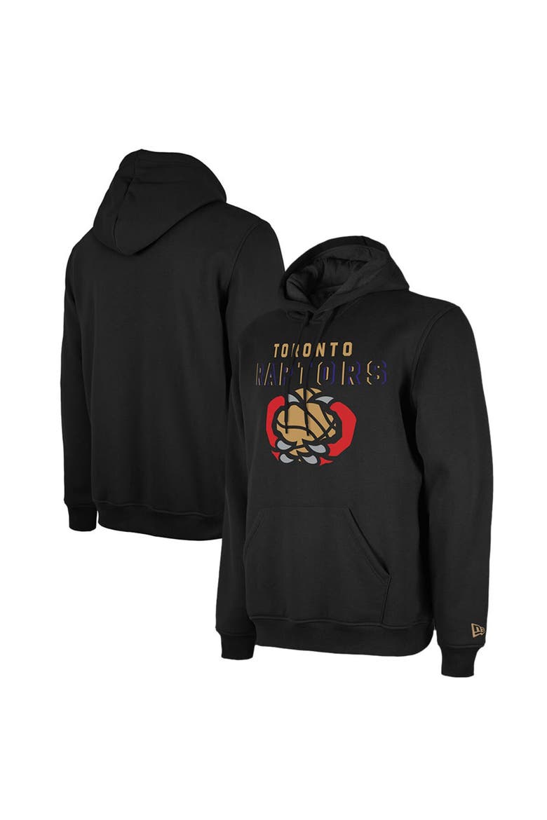 Men's New Era  Black Toronto Raptors 2024/25 City Edition Pullover Hoodie, Main, color, Black
