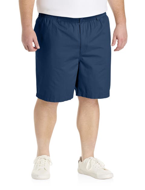 Big & Tall Elastic-Waist Shorts