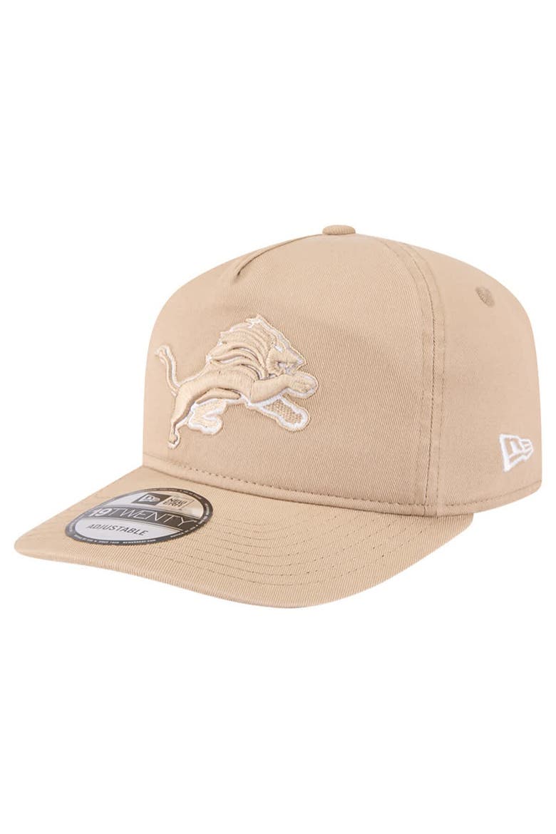 Men's New Era Tan Detroit Lions 19TWENTY Adjustable Hat, Main, color, Tan