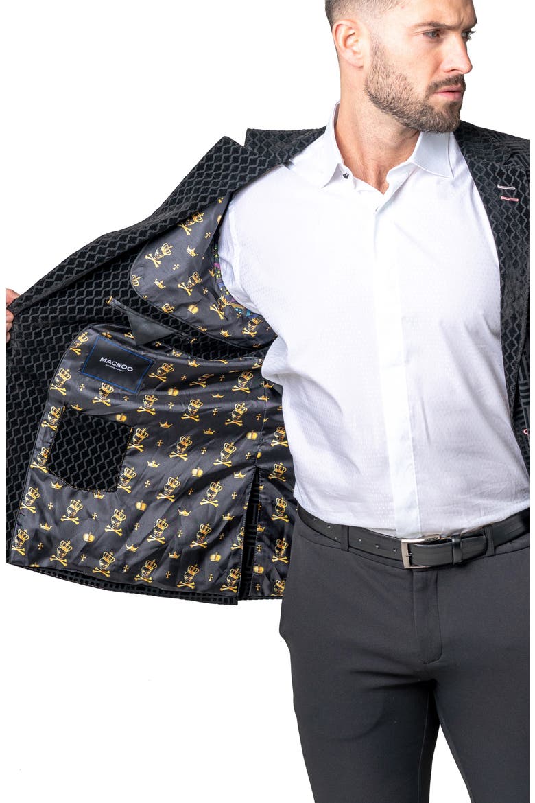 Socrates Shadow Black Sport Coat, Alternate, color, BLACK
