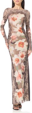 AFRM Talmo Long Sleeve Maxi Dress