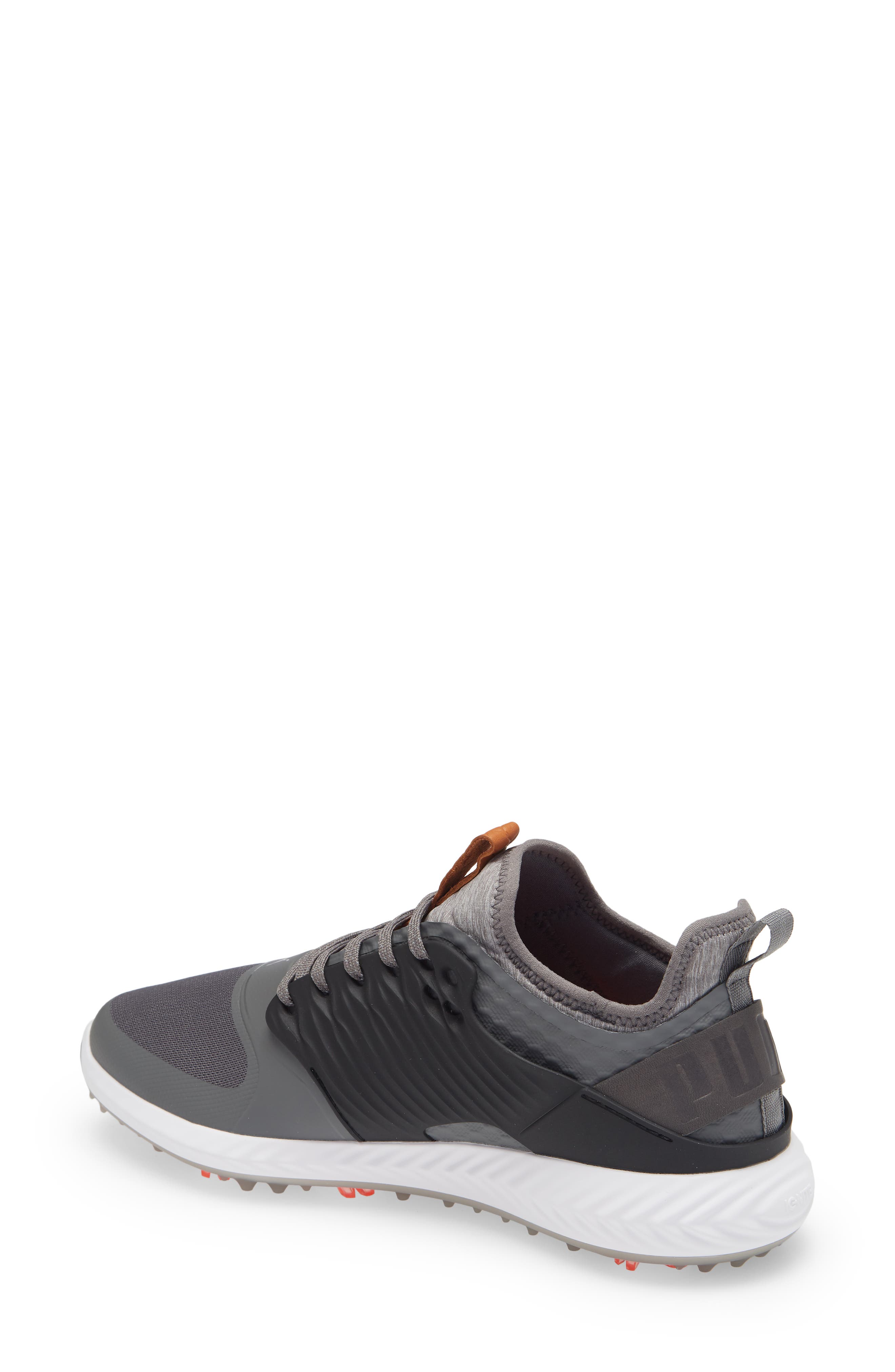 Ignite PWRADAPT Caged Waterproof Golf Shoe, Alternate, color, GREY/ BLACK