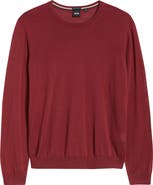 BOSS Leno Virgin Wool Crewneck Sweater