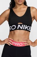Nike Pro Indy Plunge Medium-Support Padded Sports Bra