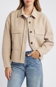 beachlunchlounge Double Face Crop Jacket