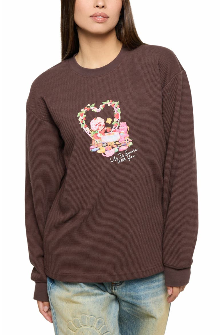 LIFE IS SWEET  THERMAL LONGSLEEVE, Alternate, color, BROWN