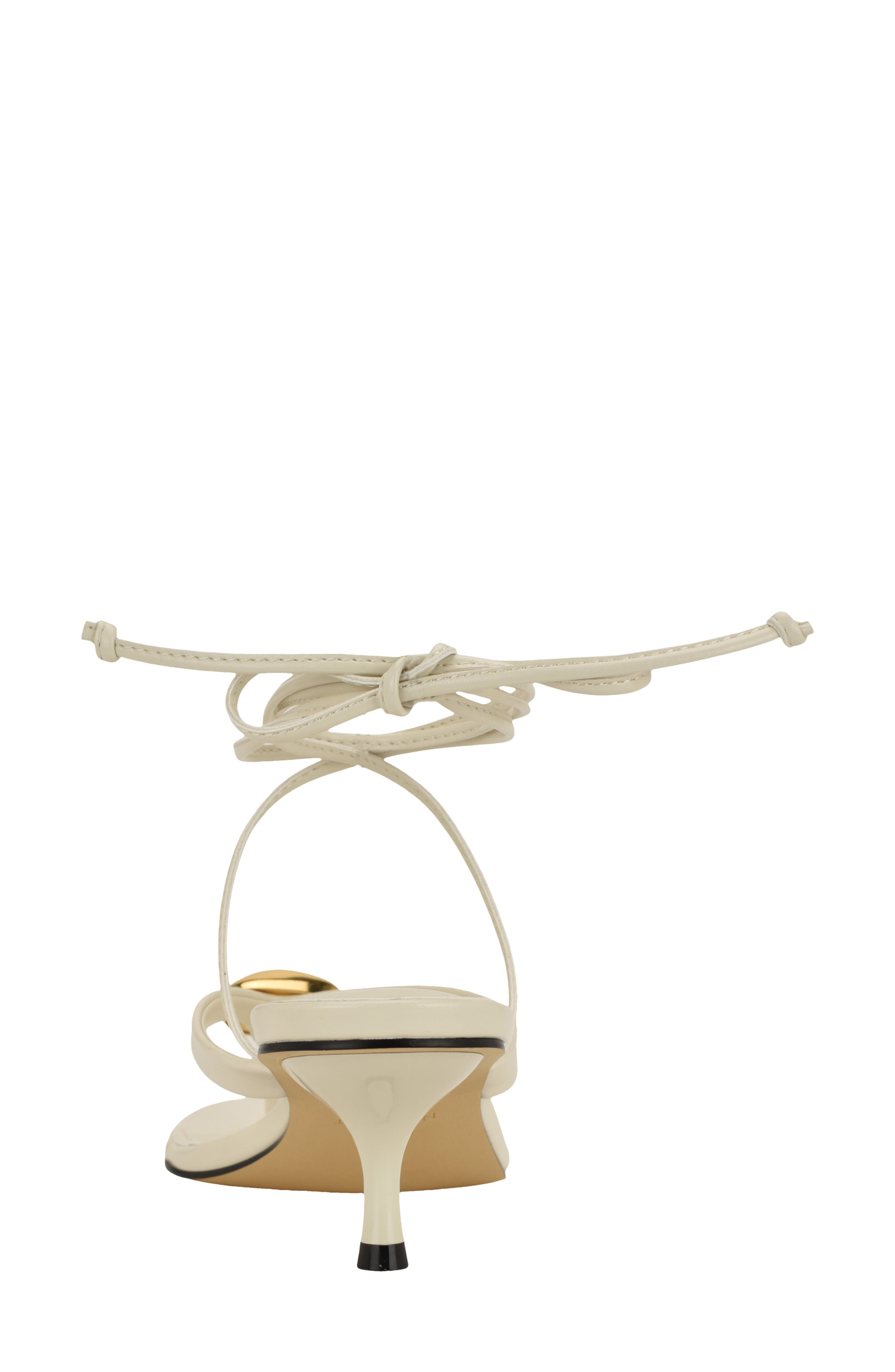 Batty Ankle Wrap Sandal, Alternate, color, IVORY