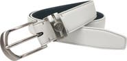 IZOD Golf Stretch Comfort Leather Belt Metal Keeper
