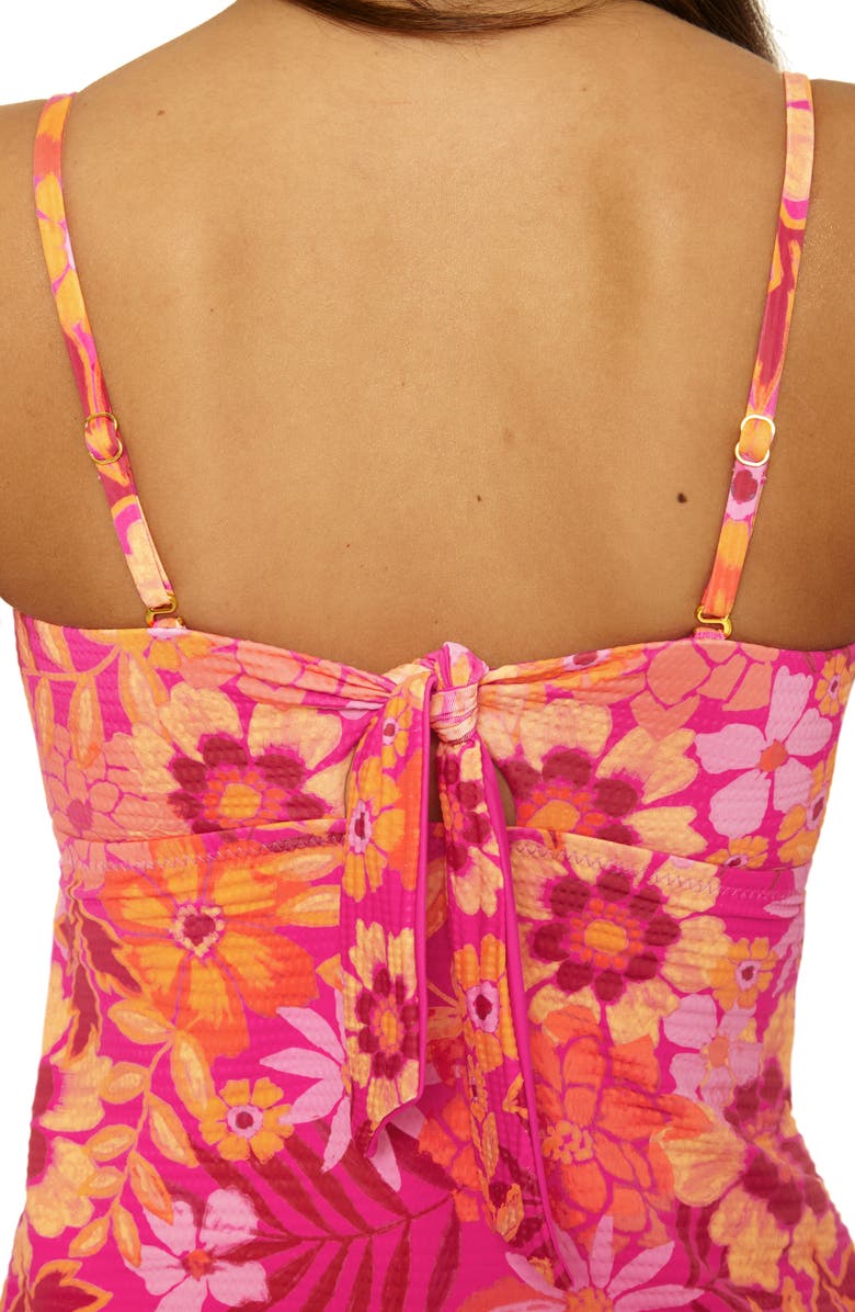 Becca Copacabana Tankini Top, Alternate, color, Pink Multi