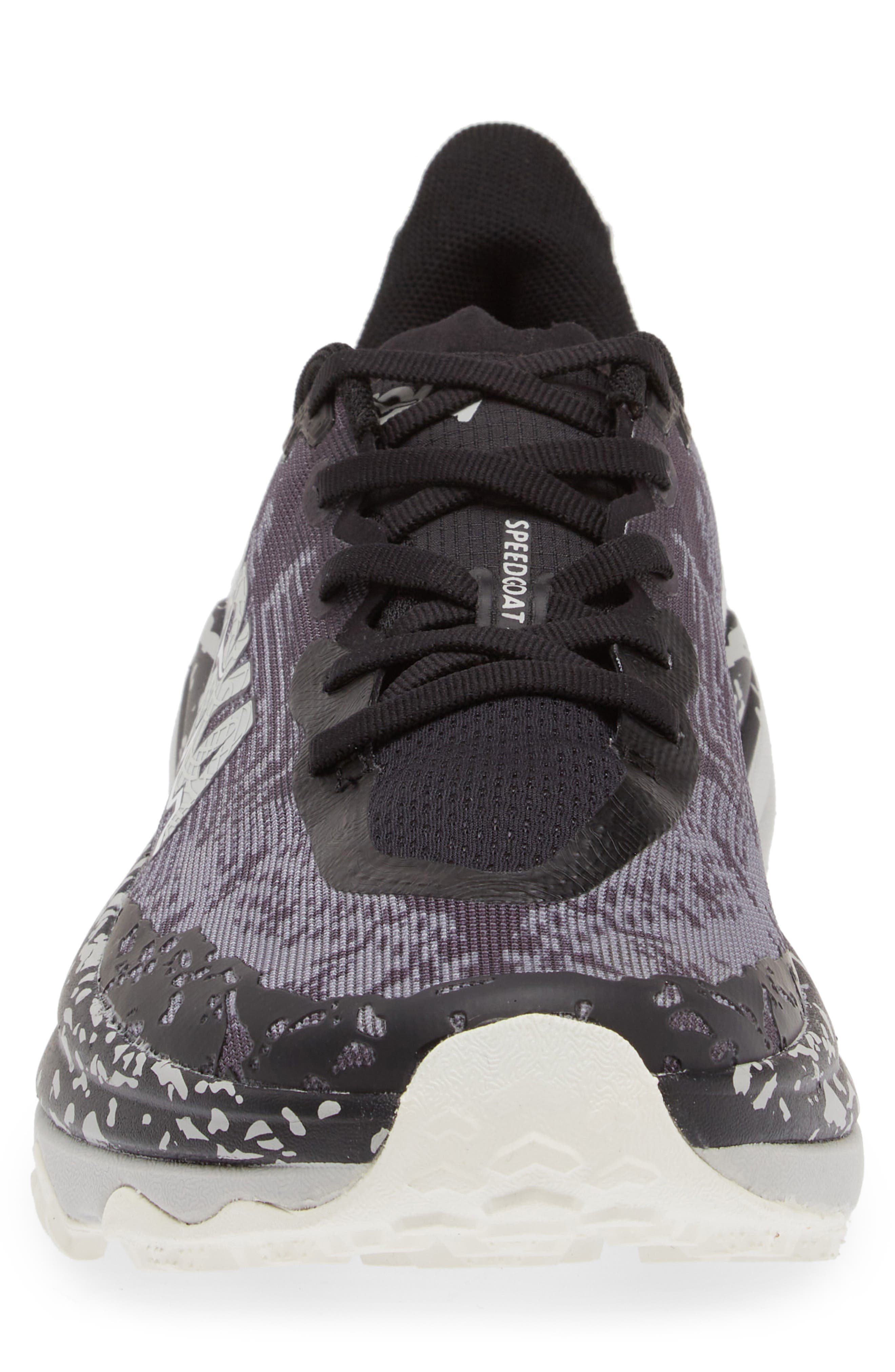 Speedgoat 6 Trail Running Shoe, Alternate, color, BLACK / STARDUST