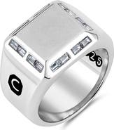 Crislu Men's Signet Ring