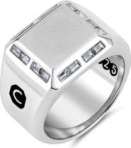 Crislu Men's Signet Ring