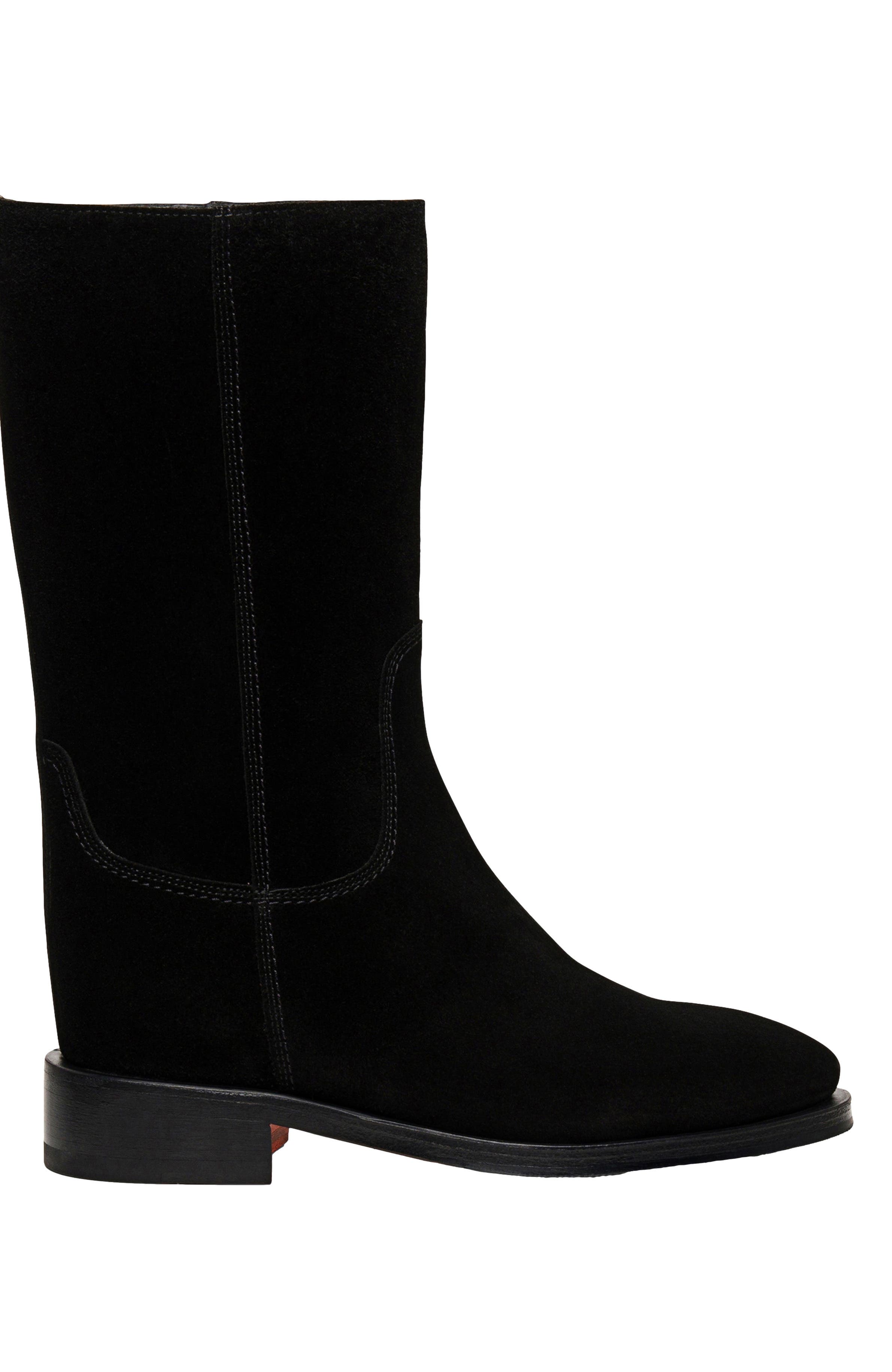 Suede boot