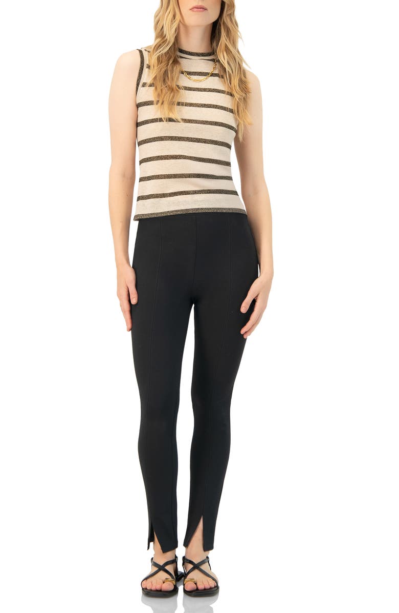 IVONNE Legging with Leg Slits, Alternate, color, Black