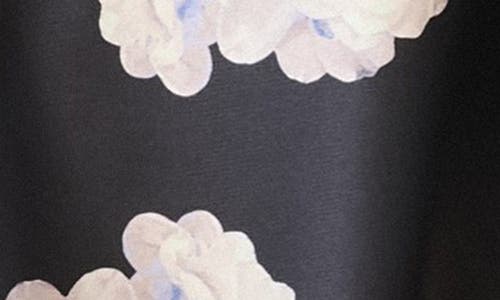 Sachin & Babi Rori Floral Tiered Mikado Gown In Multi