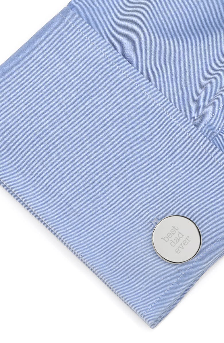 Cufflinks, Inc. Best Dad Ever Customizable Cufflinks, Alternate, color,