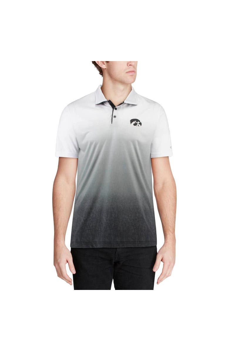 COLOSSEUM Men's Colosseum Heathered Gray Iowa Hawkeyes Magic Team Logo Polo, Alternate, color, 