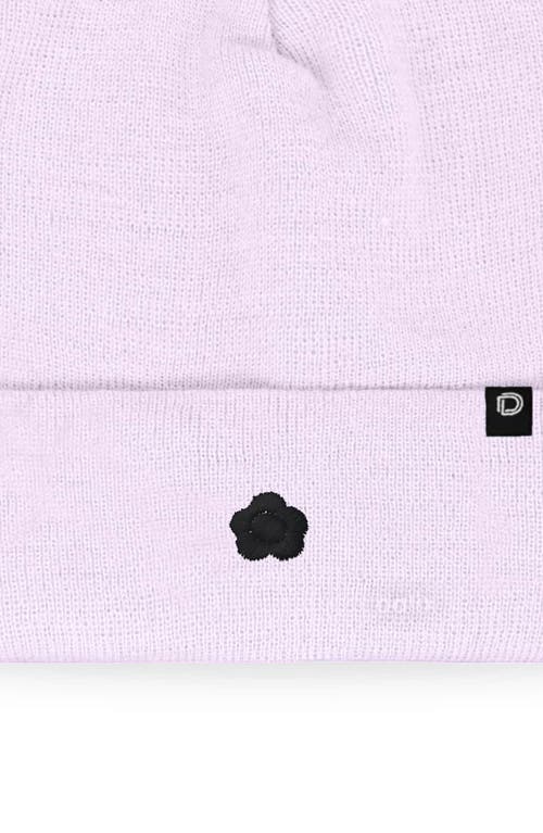 Dalix Lil Flower Beanie Cap In Purple