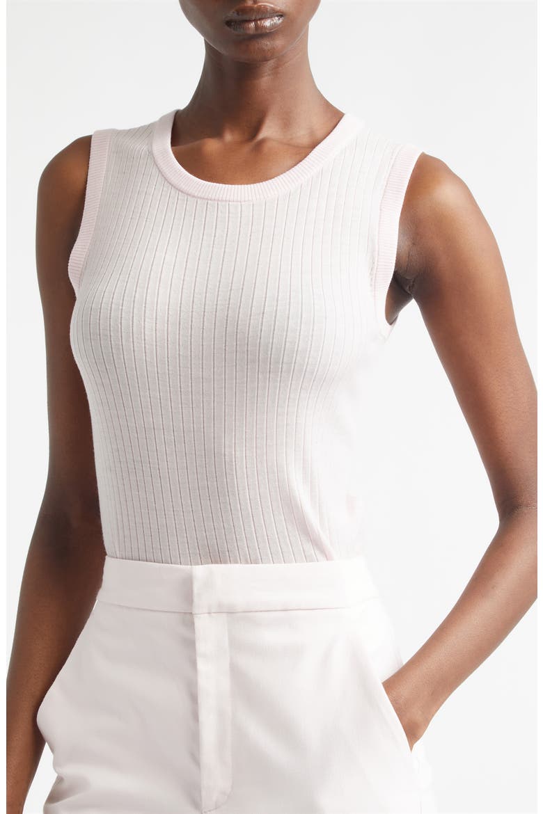 Mick Rib Ultrafine Merino Wool Tank, Alternate, color, CHERRY BLOSSOM