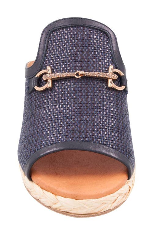 Andre Assous Women's Nomi Wedge Sandals In Navy