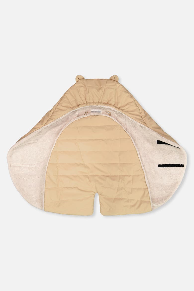 Bear Ear Hood Nido Baby Wrap for Bassinet Car Seats and Strollers, Alternate, color, Beige
